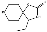 1-Oxa-3,8-diazaspiro[4.5]decan-2-one,4-ethyl-(8CI,9CI), 23484-71-1, 结构式