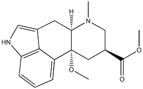 10β-Methoxy-6-methylergoline-8α-carboxylic acid methyl ester,23495-67-2,结构式