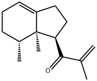 [1R,(-)]-1α-(2-Methylenepropanoyl)-7β,7aβ-dimethyl-2,3,5,6,7,7a-hexahydro-1H-indene Structure