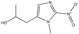 α,1-Dimethyl-2-nitro-1H-imidazole-5-ethanol,23571-49-5,结构式