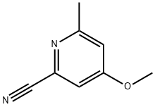 2-Pyridinecarbonitrile,4-methoxy-6-methyl-(9CI) Structure
