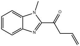 3-Buten-1-one,1-(1-methyl-1H-benzimidazol-2-yl)-(9CI) Struktur