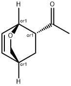 Ethanone, 1-(1R,4R,6R)-2-oxabicyclo[2.2.2]oct-7-en-6-yl-, rel- (9CI) Struktur