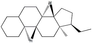 (17α)-プレグナン 化学構造式
