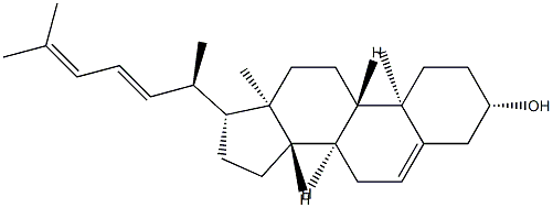 22-dehydrodesmosterol Struktur