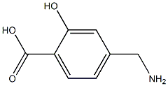 4-aminomethyl-2-hydroxybenzoic acid Structure