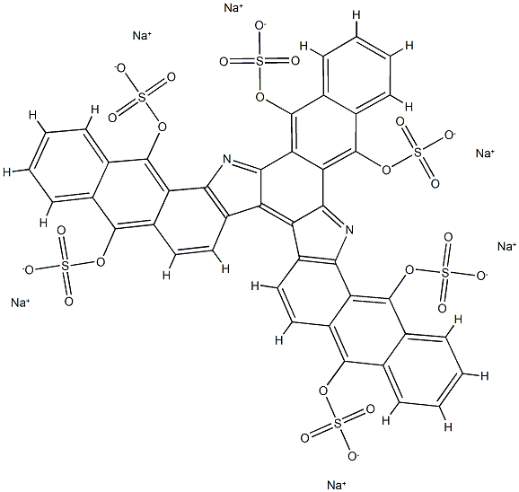 Vat Brown 1, Solubilised Struktur