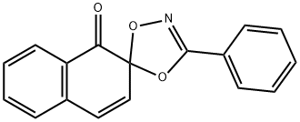 3-フェニルスピロ[1,4,2-ジオキサゾール-5,2'(1'H)-ナフタレン]-1'-オン 化学構造式