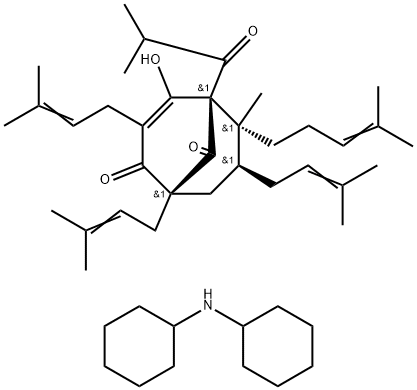 贯叶金丝桃素二环己基铵盐,238074-03-8,结构式
