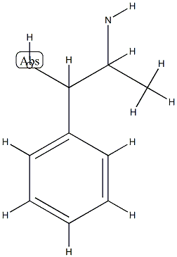 Amidogen,  (2-hydroxy-1-methyl-2-phenylethyl)-,23840-54-2,结构式