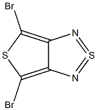 Thieno[3,4-c][1,2,5]thiadiazole-2-siv, 4,6-dibroMo- (9ci) Struktur