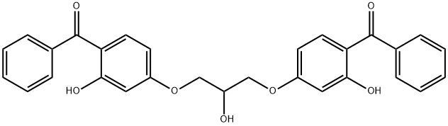 2,2"-Dihydroxy-4,4"-2(hydroxypropane-1,3-diyldioxy)dibenzophenone,23911-85-5,结构式