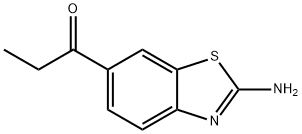 1-Propanone,1-(2-amino-6-benzothiazolyl)-(8CI) 结构式