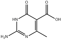 5-Pyrimidinecarboxylic acid, 2-amino-4-hydroxy-6-methyl- (6CI,8CI) 化学構造式