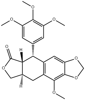 beta-peltatin A methyl ether Structure