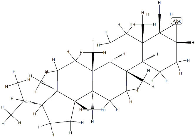 3α,4α-Epoxyfilicane Structure