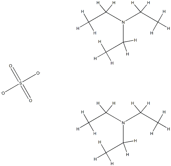 triethylammonium sulphate (2:1) Structure