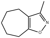 4H-Cyclohept[d]isoxazole,5,6,7,8-tetrahydro-3-methyl-(8CI,9CI) 化学構造式