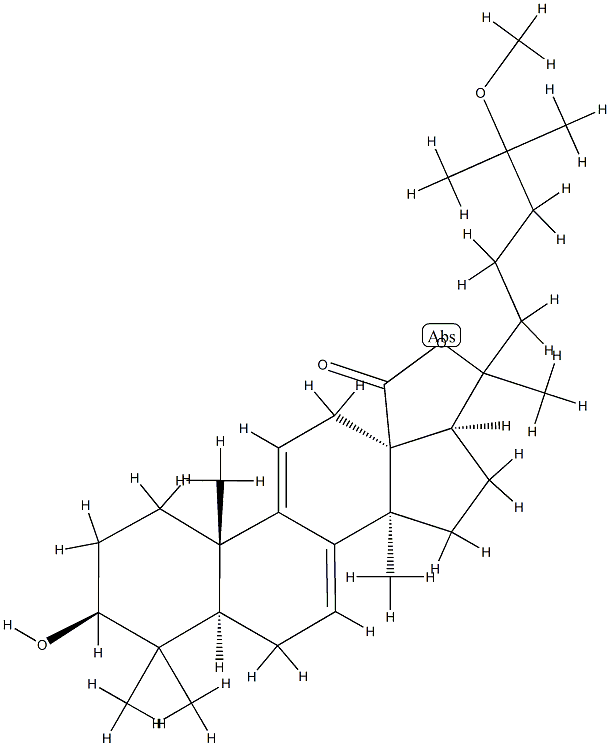 24041-66-5 [20ξ,(+)]-3β,20-Dihydroxy-25-methoxylanosta-7,9(11)-diene-18-oic acid γ-lactone