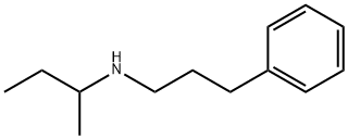 (ブタン-2-イル)(3-フェニルプロピル)アミン 化学構造式