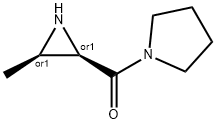 Pyrrolidine, 1-[[(2R,3R)-3-methyl-2-aziridinyl]carbonyl]-, rel- (9CI)|