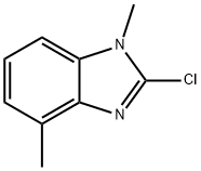 1H-Benzimidazole,2-chloro-1,4-dimethyl-(9CI) 结构式