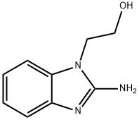 1H-Benzimidazole-1-ethanol,2-amino-(9CI) 结构式