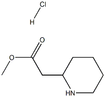 2-(哌啶-2-基)乙酸甲酯盐酸盐, 24153-01-3, 结构式
