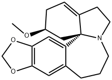 1,6-ジデヒドロ-3β-メトキシ-15,16-[メチレンビス(オキシ)]-11a-ホモエリトリナン 化学構造式