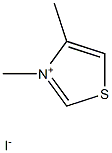 Thiazolium,3,4-dimethyl-, iodide (1:1) Structure