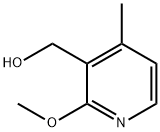 3-Pyridinemethanol,2-methoxy-4-methyl-(9CI) Structure