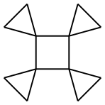 Tetraspiro[2.0.2:0.2:0.2:0]dodecane Structure