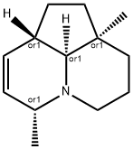 1H-Cyclopenta[ij]quinolizine,2,3,5,7a,8,9,9a,9b-octahydro-5,9a-dimethyl-,(5R,7aS,9aS,9bS)-rel-(9CI) Struktur