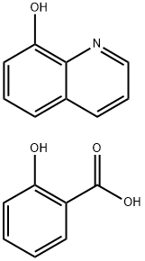 salicylic acid, compound with quinolin-8-ol (1:1) 