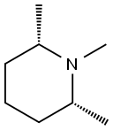 1,2α,6α-トリメチルピペリジン 化学構造式