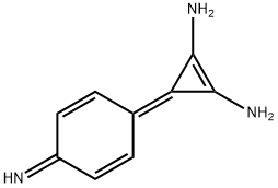 1-Cyclopropene-1,2-diamine,  3-(4-imino-2,5-cyclohexadien-1-ylidene)- Structure