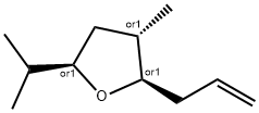 Furan, tetrahydro-3-methyl-5-(1-methylethyl)-2-(2-propenyl)-, (2R,3S,5R)-rel- (9CI),243983-04-2,结构式