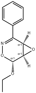 3,7-Dioxa-4-azabicyclo[4.1.0]hept-4-ene,2-ethoxy-5-phenyl-,(1R,2R,6R)-rel-(9CI) Structure