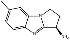 1H-Pyrrolo[1,2-a]benzimidazol-3-amine,2,3-dihydro-7-methyl-,(3R)-(9CI) Structure