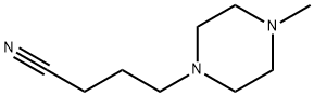4-(4-甲基哌嗪-1-基)丁腈 结构式