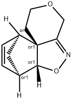 7,10-Methano-4H,10H-pyrano[3,4-c][1,2]benzisoxazole,1,2,6a,7-tetrahydro-,(6aR,7R,10S,10aR)-rel-(9CI) 结构式