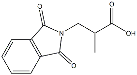 1,3-Dihydro-α-methyl-1,3-dioxo-2H-isoindole-2-propanoic acid,24431-49-0,结构式