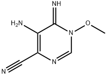 4-Pyrimidinecarbonitrile,5-amino-1,6-dihydro-6-imino-1-methoxy-(9CI),245064-04-4,结构式