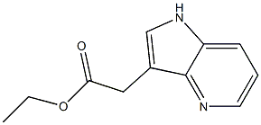 ethyl 2-(1H-pyrrolo[3,2-b]pyridin-3-yl)acetate 结构式