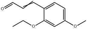 2-Propenal,3-(2-ethoxy-4-methoxyphenyl)-(9CI) Structure