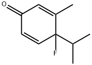 2,5-Cyclohexadien-1-one,4-fluoro-3-methyl-4-(1-methylethyl)-(9CI),246228-99-9,结构式