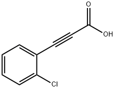 3-(2-chlorophenyl)prop-2-ynoic acid Struktur