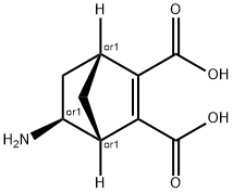Bicyclo[2.2.1]hept-2-ene-2,3-dicarboxylic acid, 5-amino-, (1R,4R,5S)-rel- (9CI) Struktur