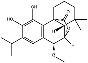 7BETA-甲氧基迷迭香酚, 24703-38-6, 结构式