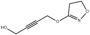 2-Butyn-1-ol,4-[(4,5-dihydro-3-isoxazolyl)oxy]-(9CI) 化学構造式